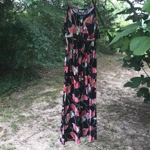 Ace Fashion Floral Maxi Dress Size Large